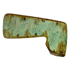 Hand-Painted Low Table by Decalage