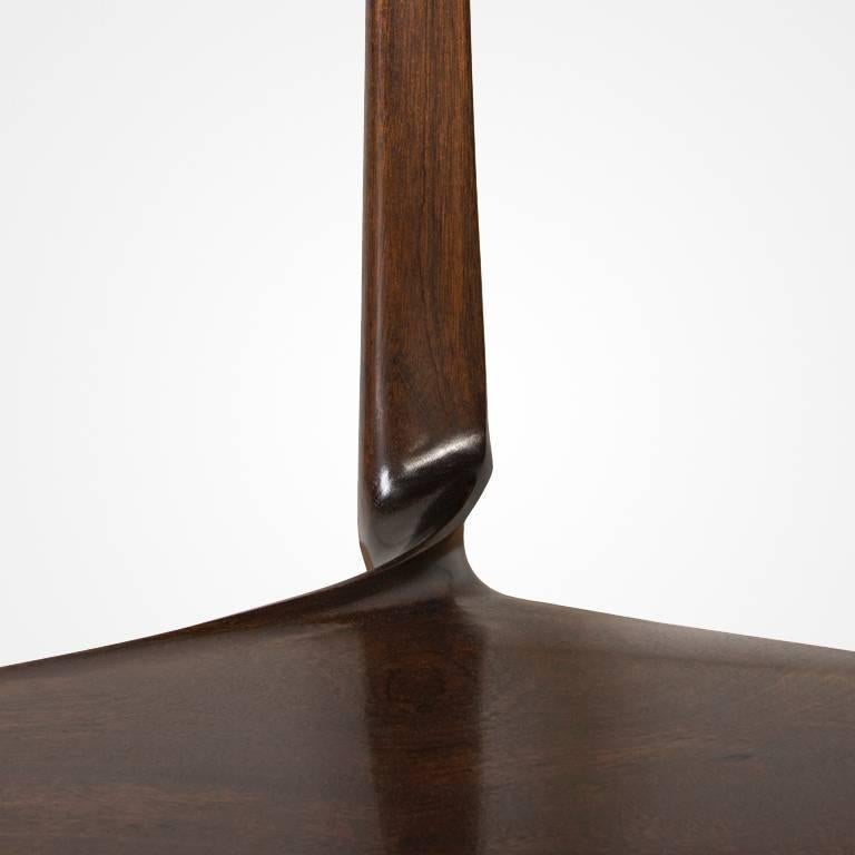 Hand Carved Sculptural Console Table  In Excellent Condition For Sale In New York, NY