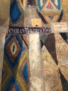 Midcentury Hooked Rug
