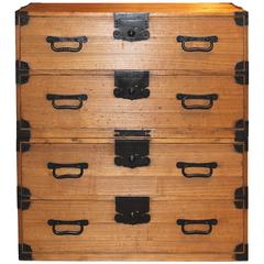 Japanese Four-Drawer Clothing Chest
