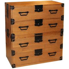 Japanese Four-Drawer Clothing Chest