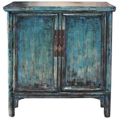 Blue Two-Door Chest