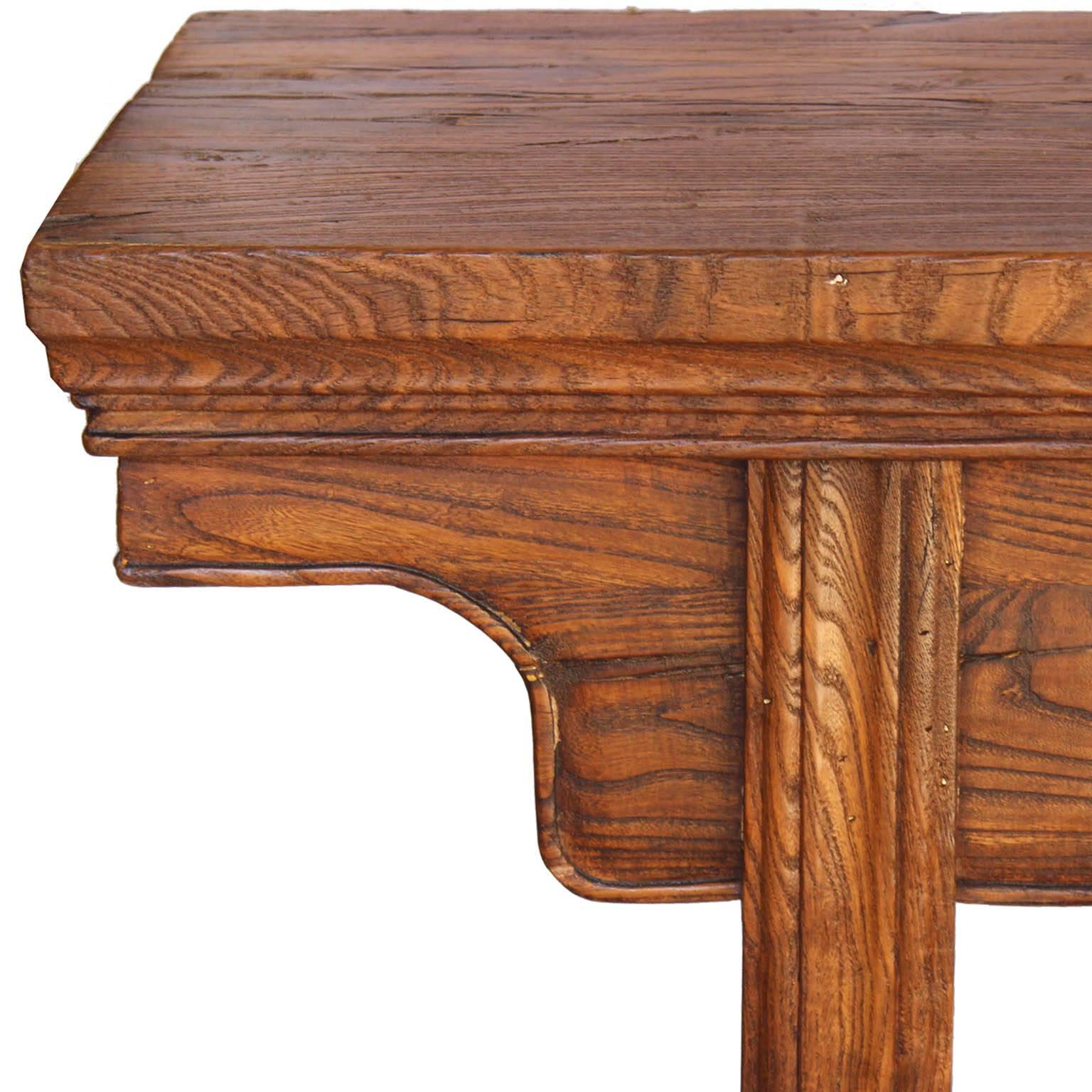 Shanxi Elm Console Table In Good Condition In San Francisco, CA