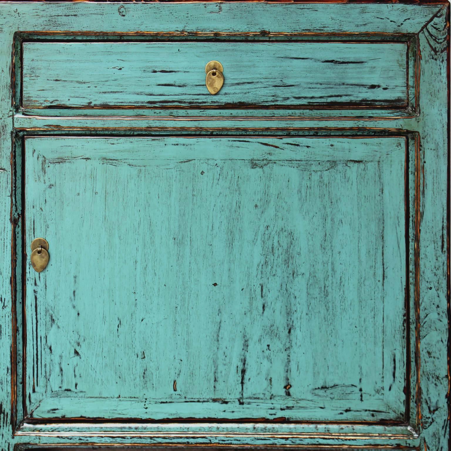 turquoise sideboards