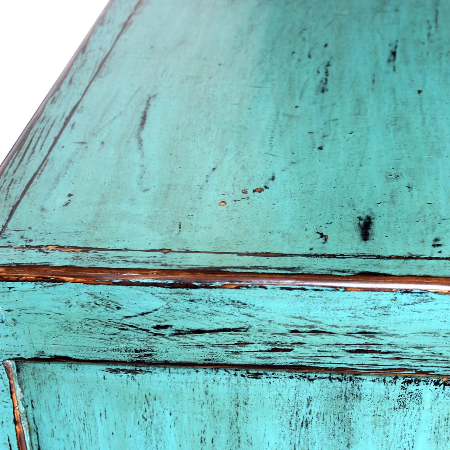 sideboard turquoise