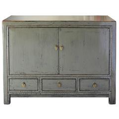 Gray Sideboard with Two Doors