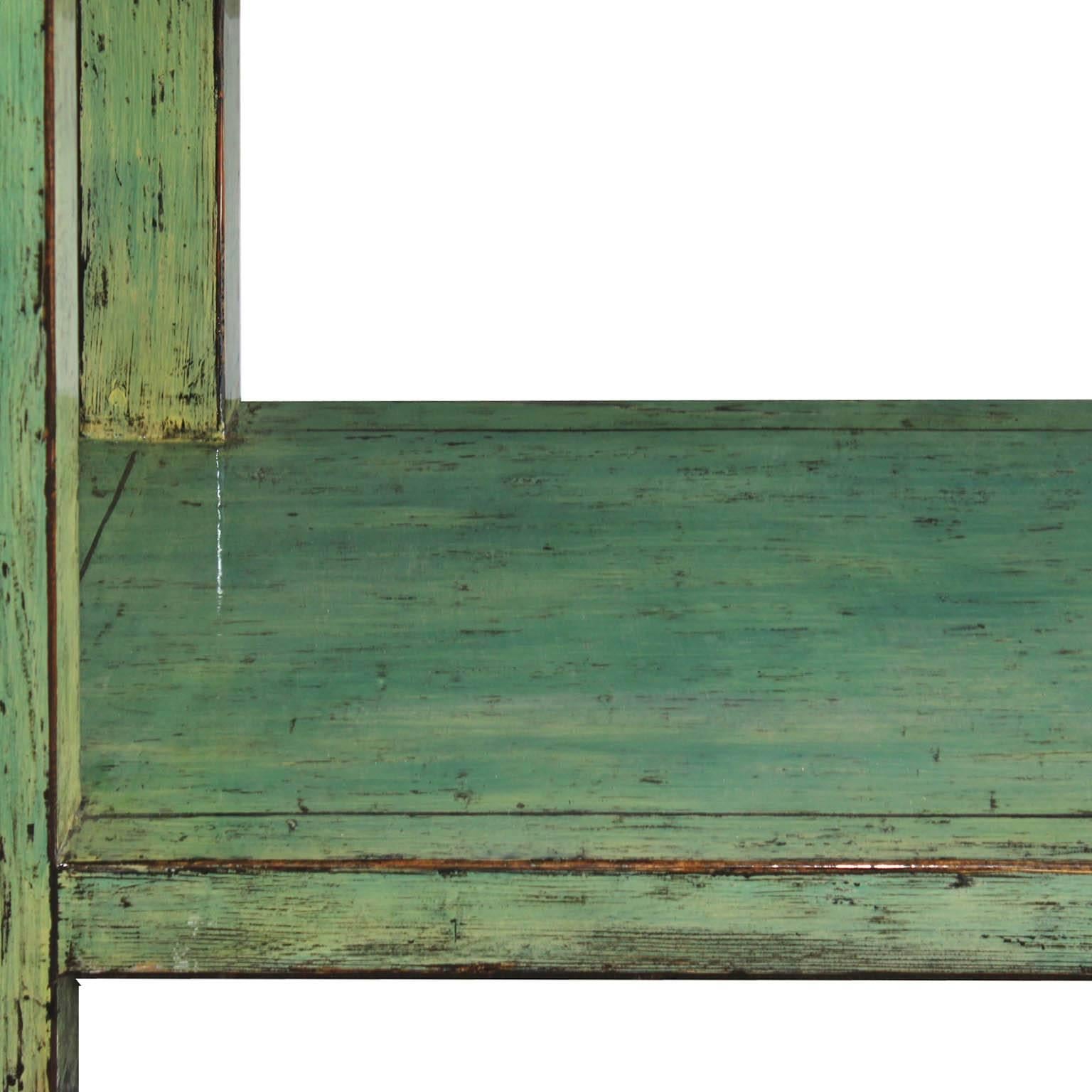 Chinese Green Console Table