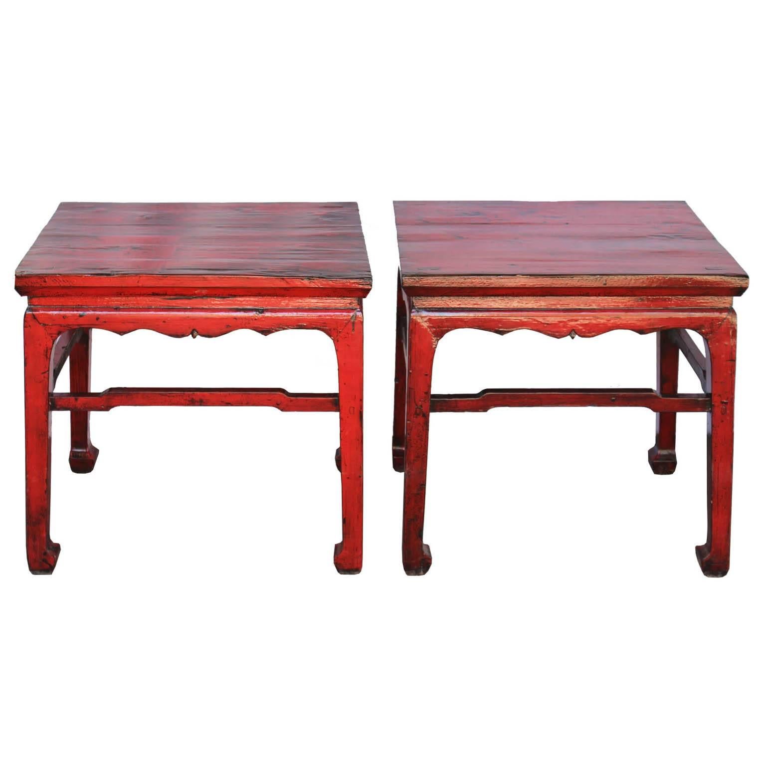 Red Ming-Style Table