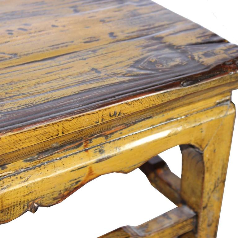 Early 20th Century Mustard Ming Style Table
