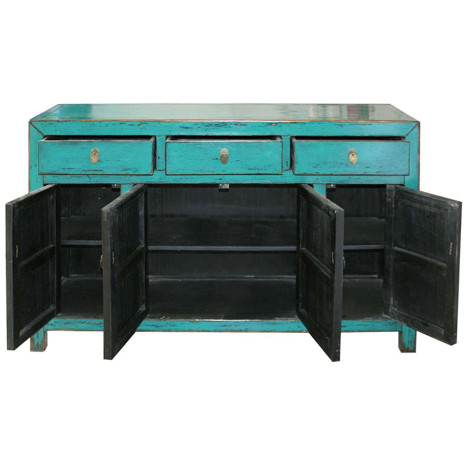 Teal Sideboard For Sale at 1stdibs