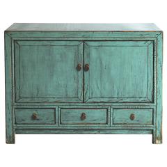 Blue/Green 2-Door Sideboard