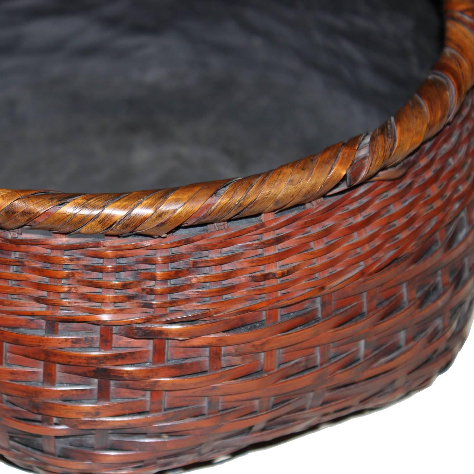 Early 20th Century Japanese Ikebana Basket