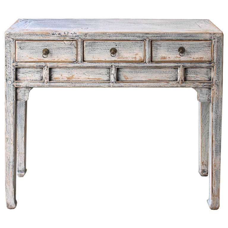 Blue Console Table at 1stdibs