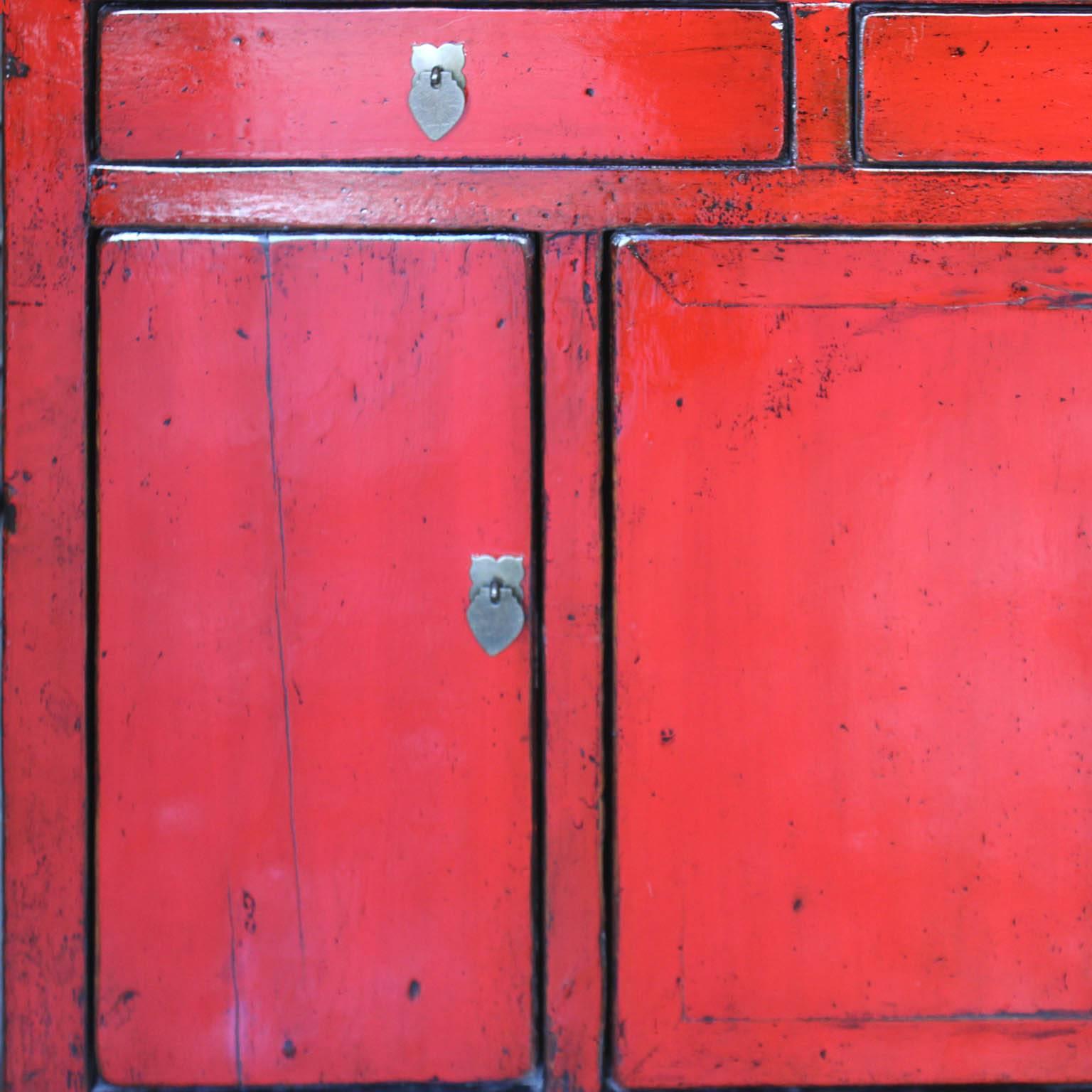 Red Dongbei Sideboard 1