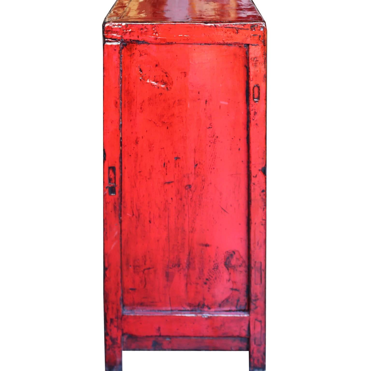 Red Dongbei Sideboard 3