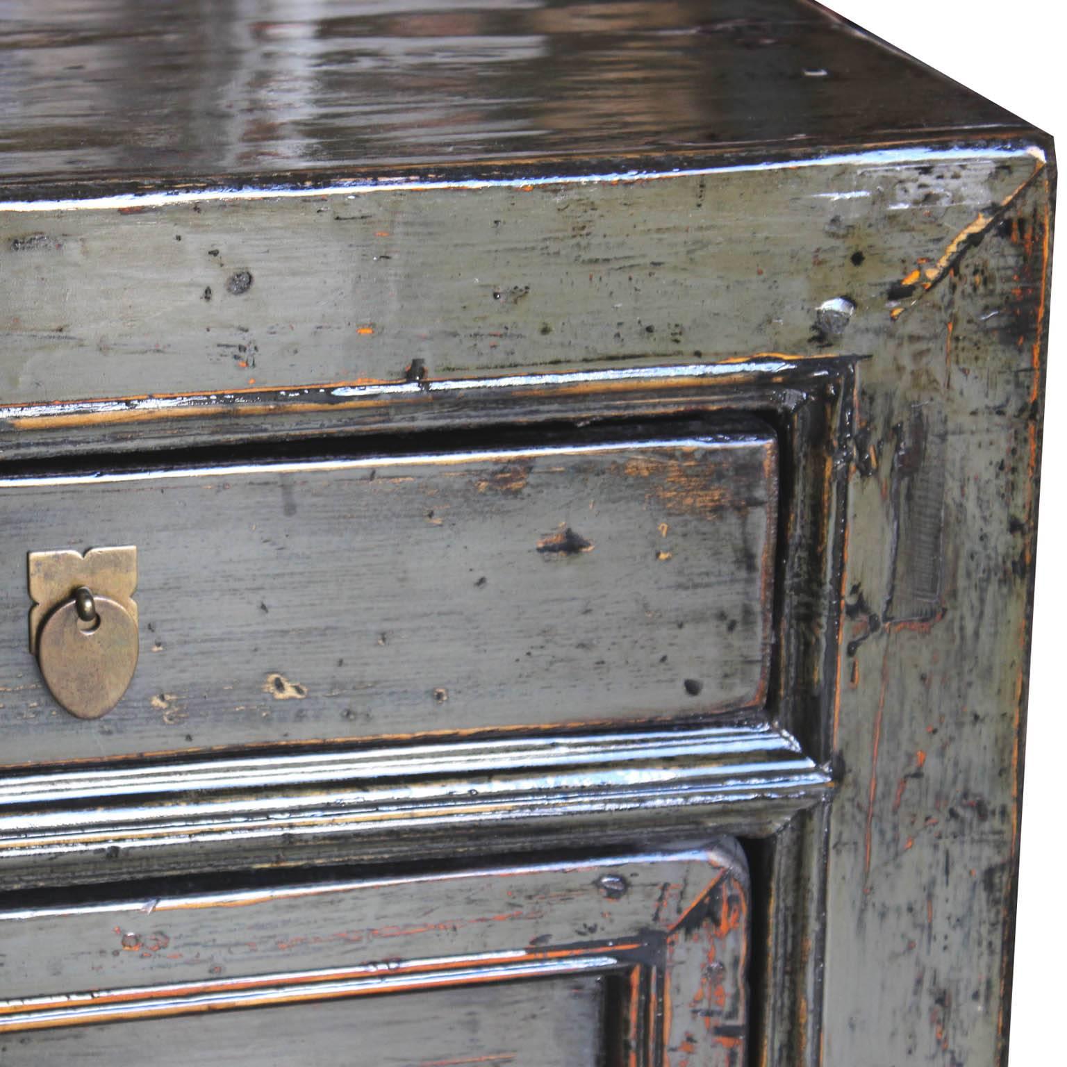 Early 20th Century Gansu Gray Chest