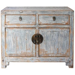 Antique Beijing Blue Chest