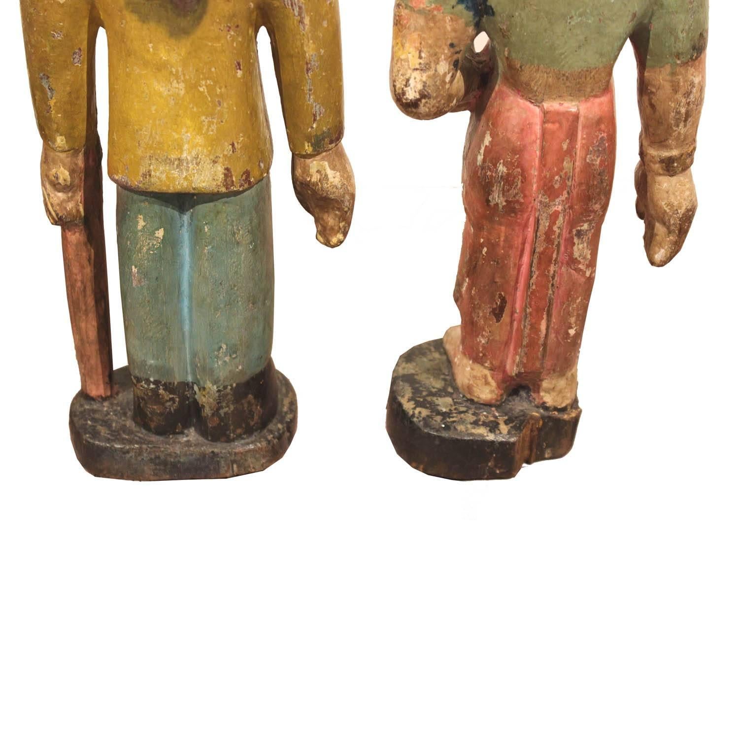 Pair of Indian Folk Figures 2