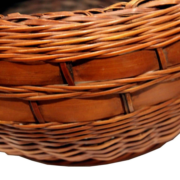Japanese Bamboo Basket at 1stDibs