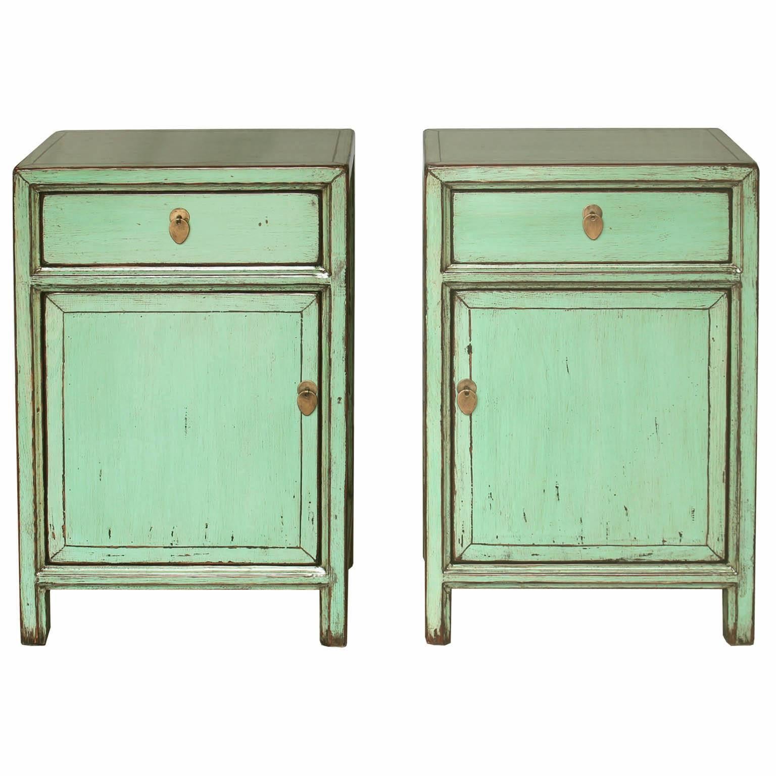Mint Green Side Chest