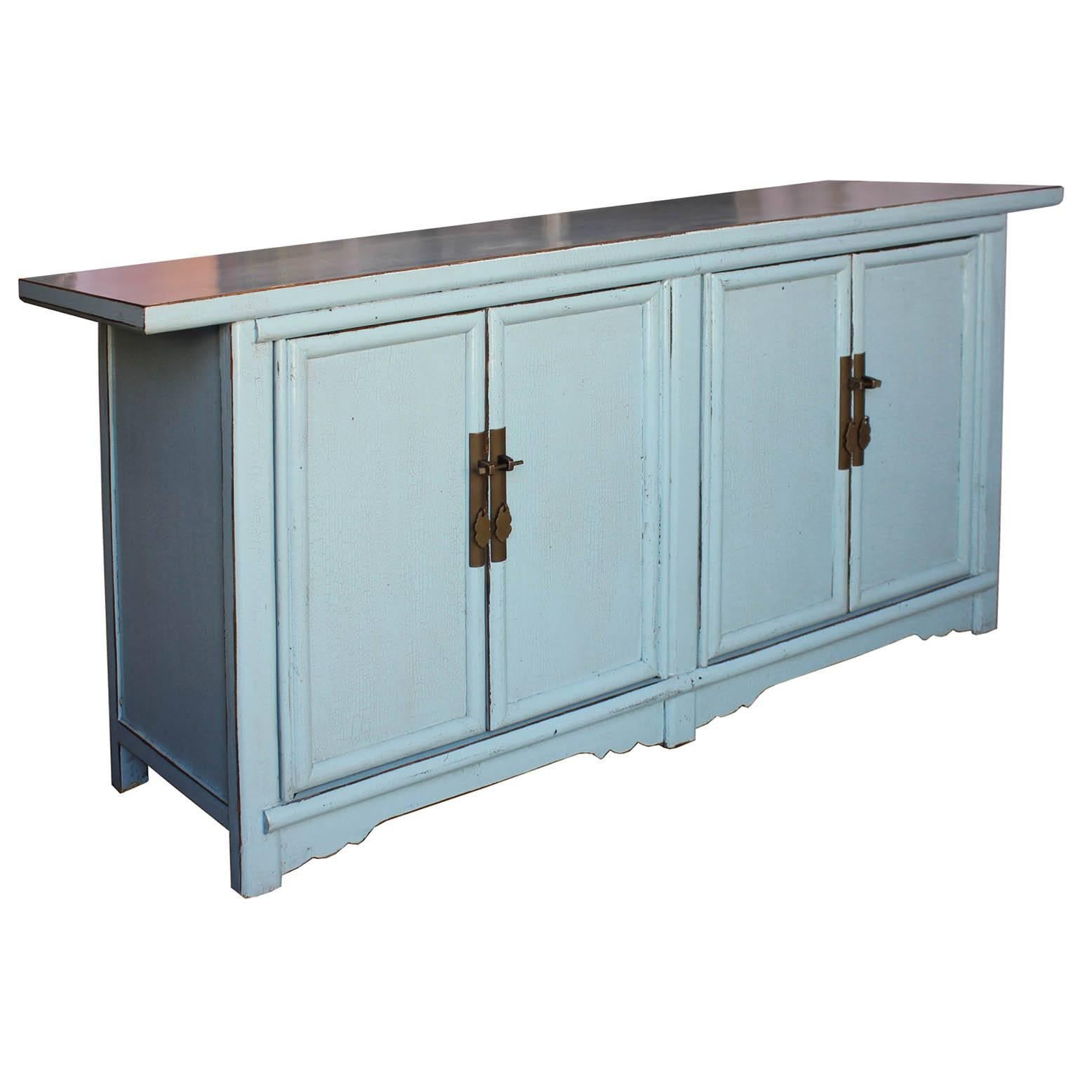 Chinese Baby Blue Sideboard