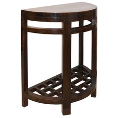 Elm Demilune Table