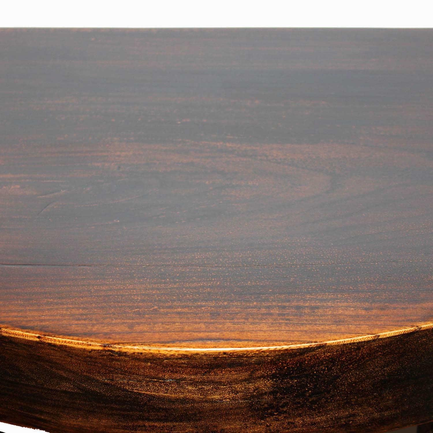 Chinese Elm Demilune Table