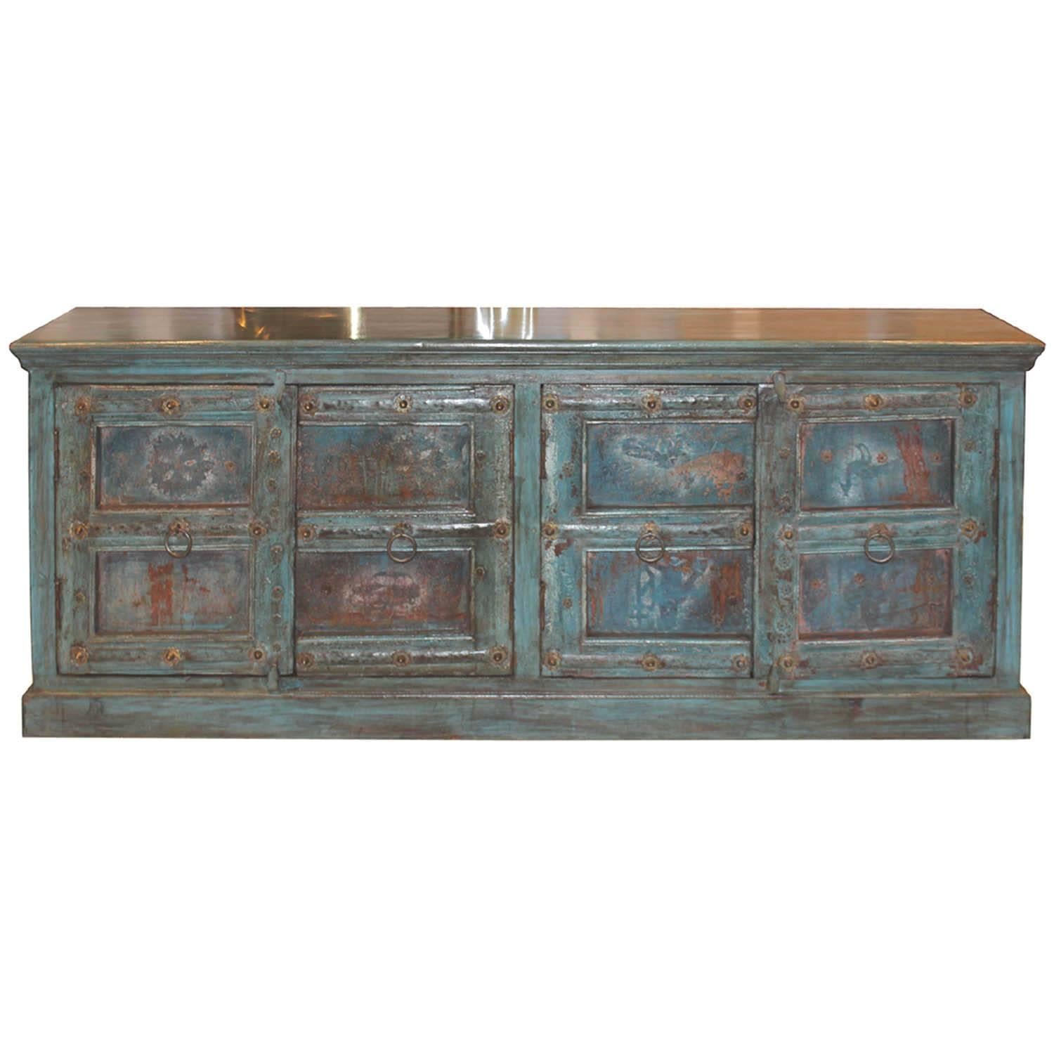 Blue Haveli Door Sideboard