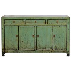 Antique Green Dongbei Sideboard