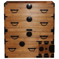 Japanese 2-Section Kiriwood Chest