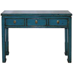 Beijing Blue Console Table
