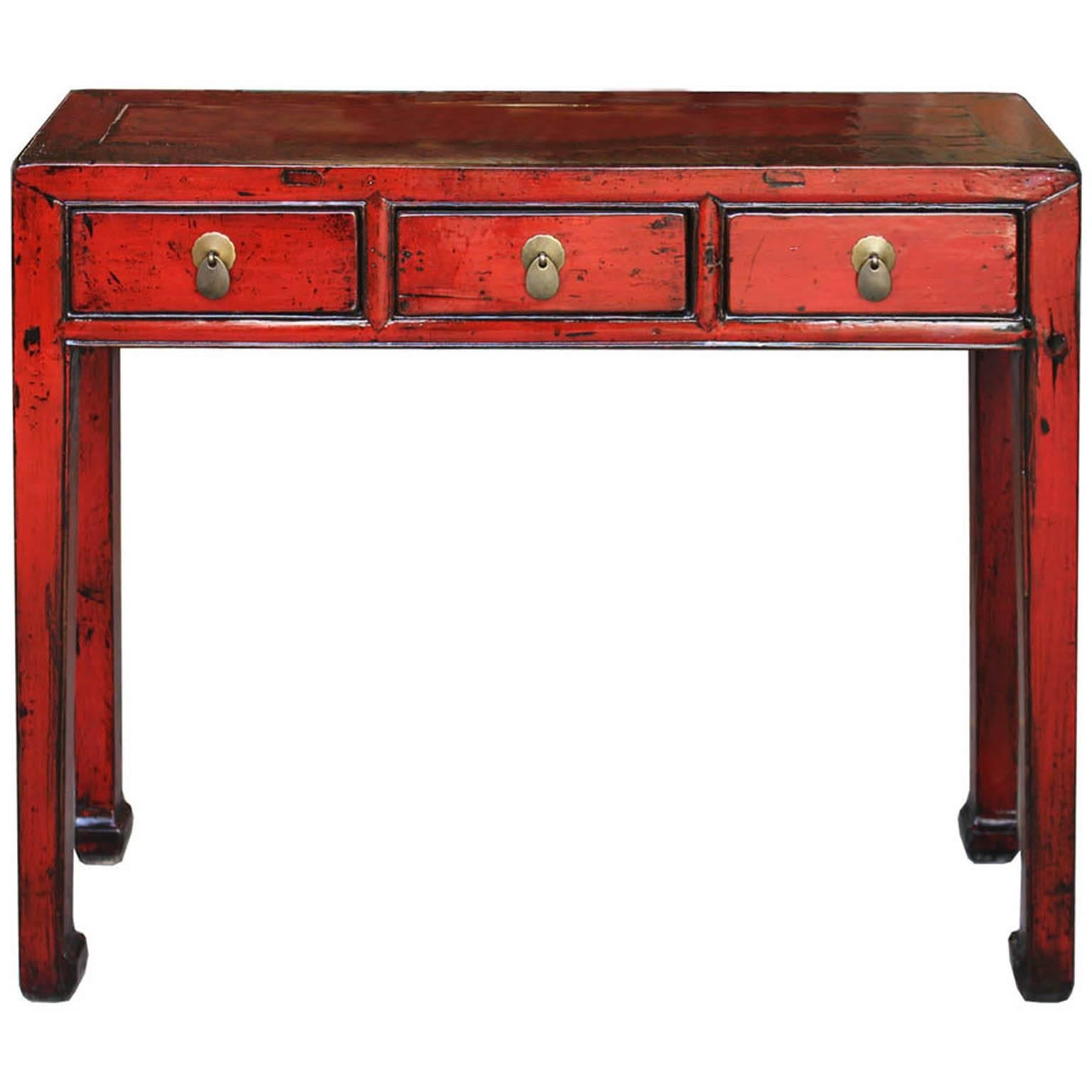 Beijing Red Console Table