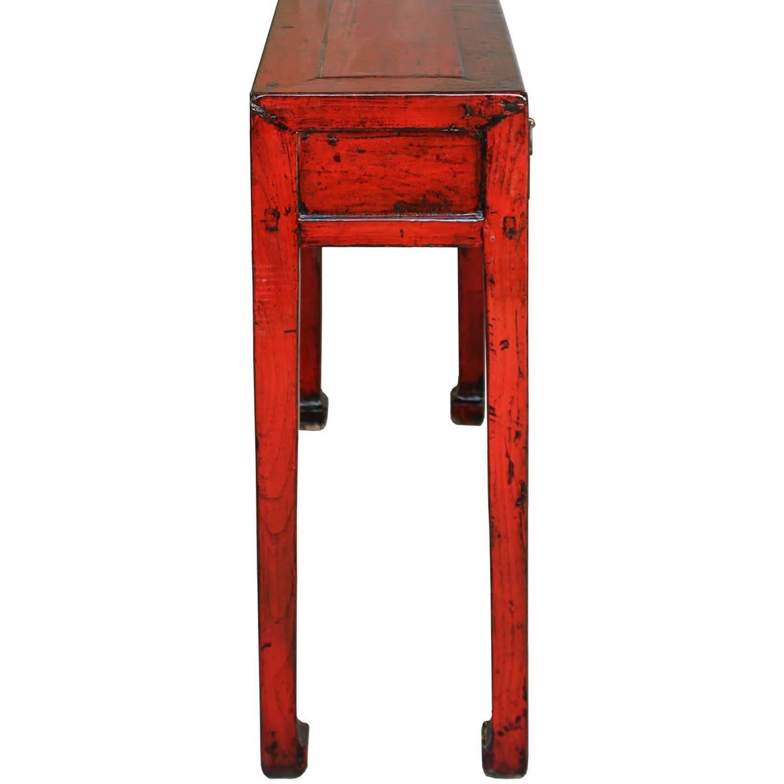 Beijing Red Console Table 1