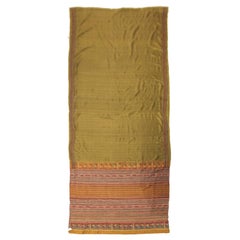 Olive Green Sari