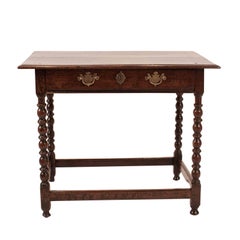 Charles II Tavern Table in Chestnut or Elm, England, circa 1680