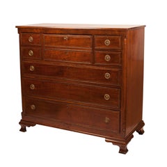 Georgian Mahogany Inlaid Chest of Drawers, England, circa 1800