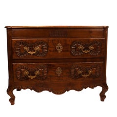 Spanish Walnut Chest, circa 1840