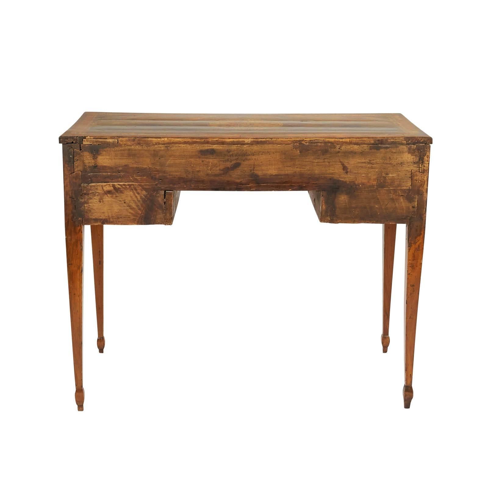 Neoclassical Inlaid Italian Desk Dressing Table, circa 1820 4