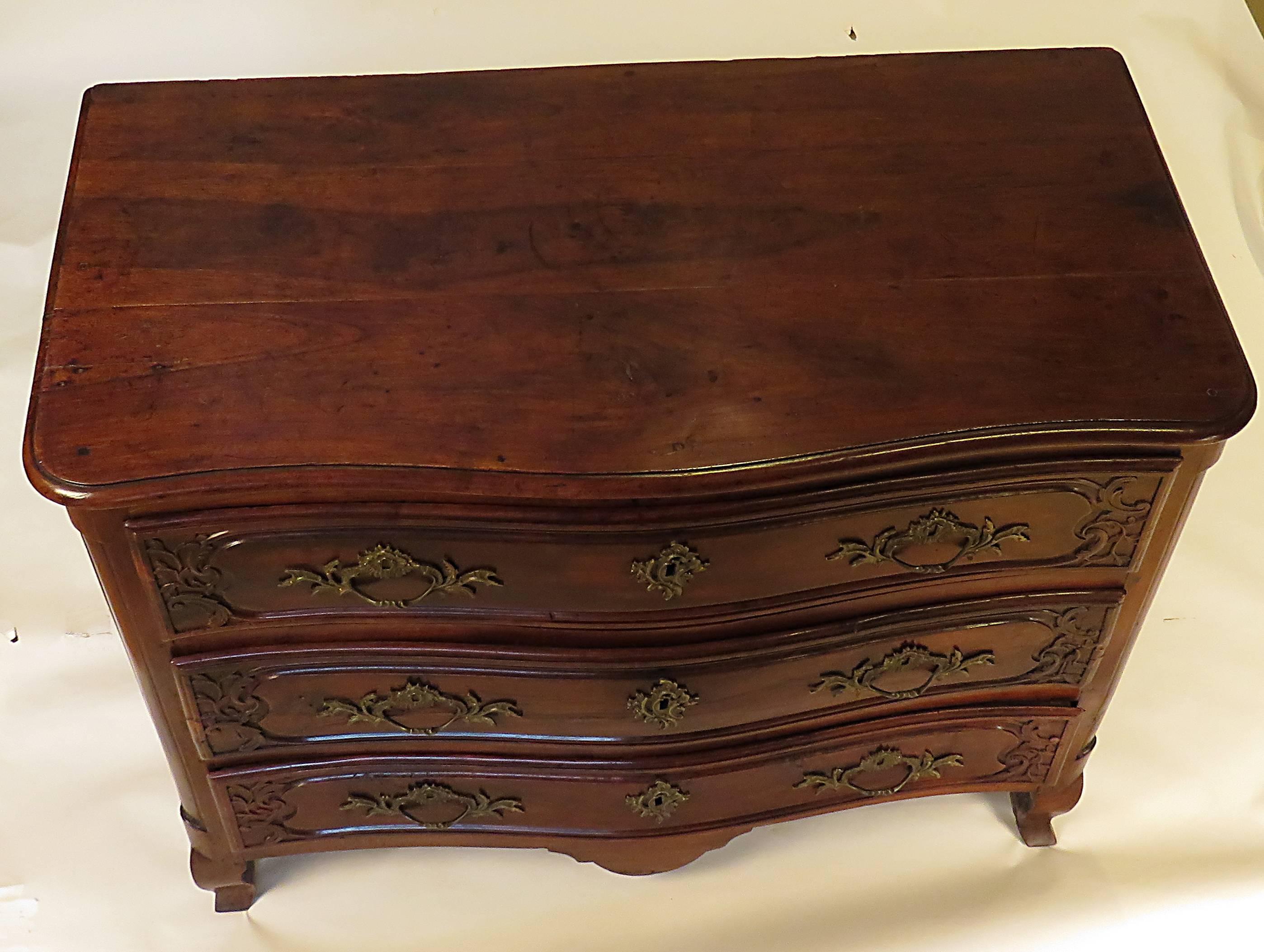 Metal Italian Louis XV Commode, circa 1780