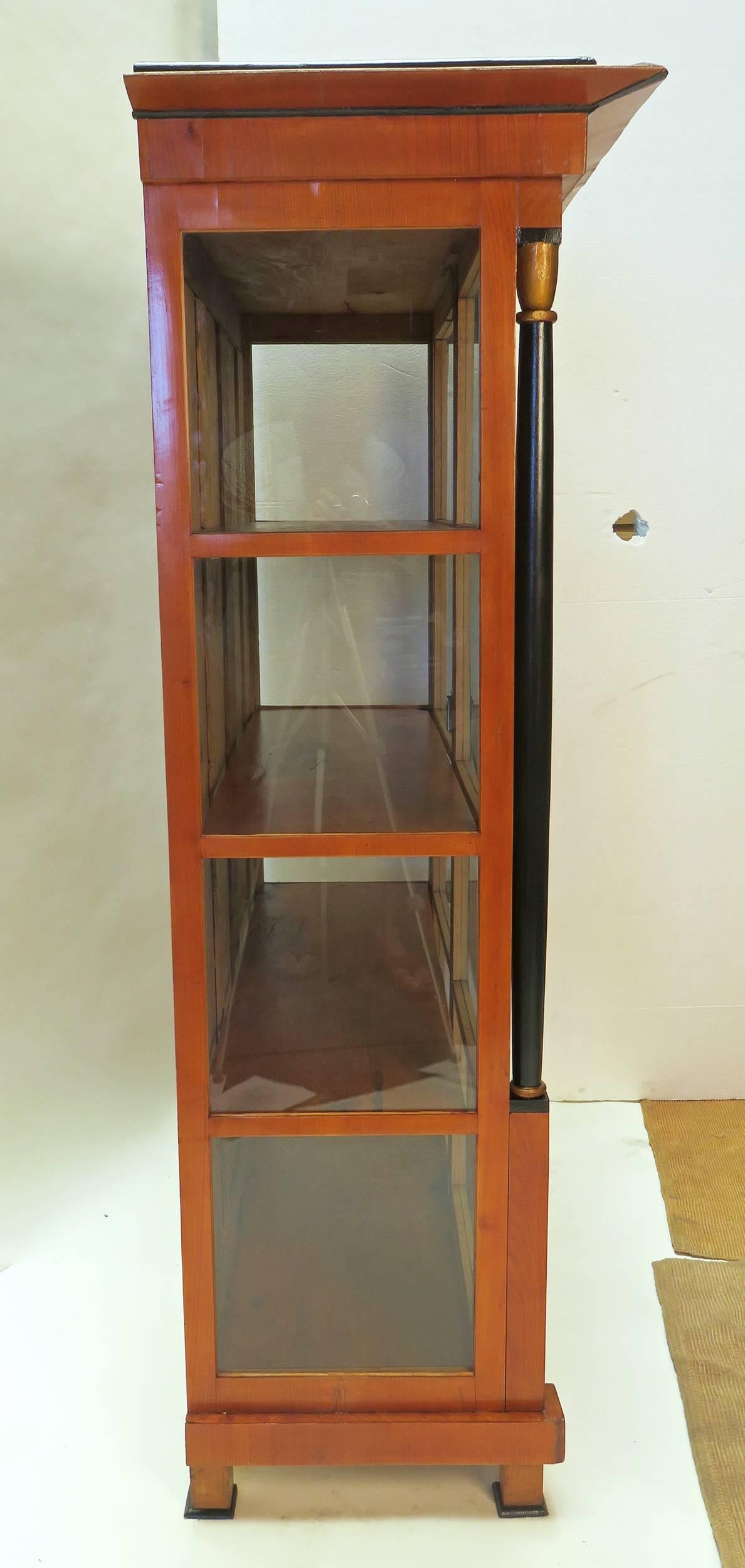 Late 19th Century 19th century Austrian Biedermeier Style Bookcase - Cabinet