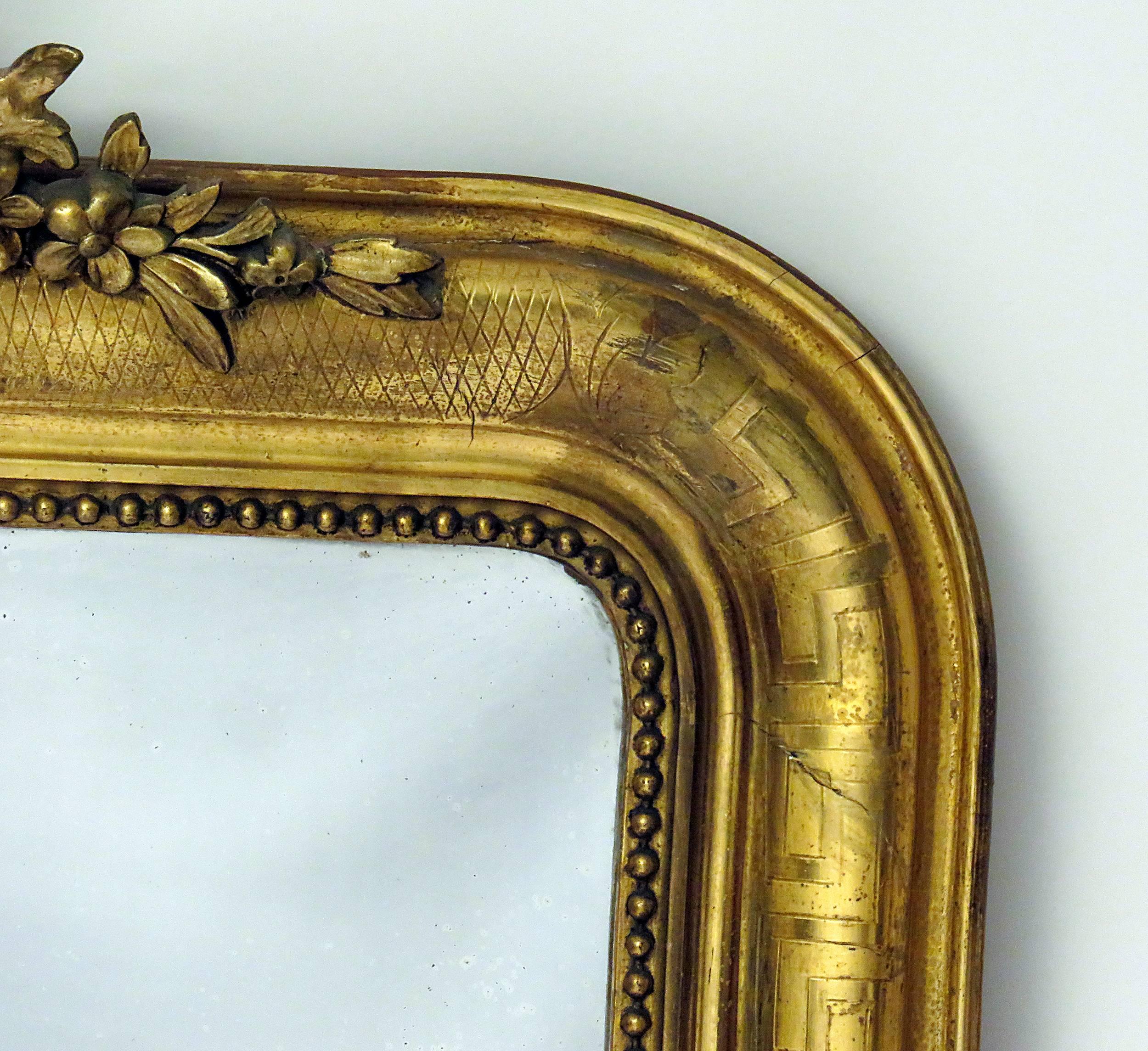 French Louis Philippe Mirror, France, circa 1845