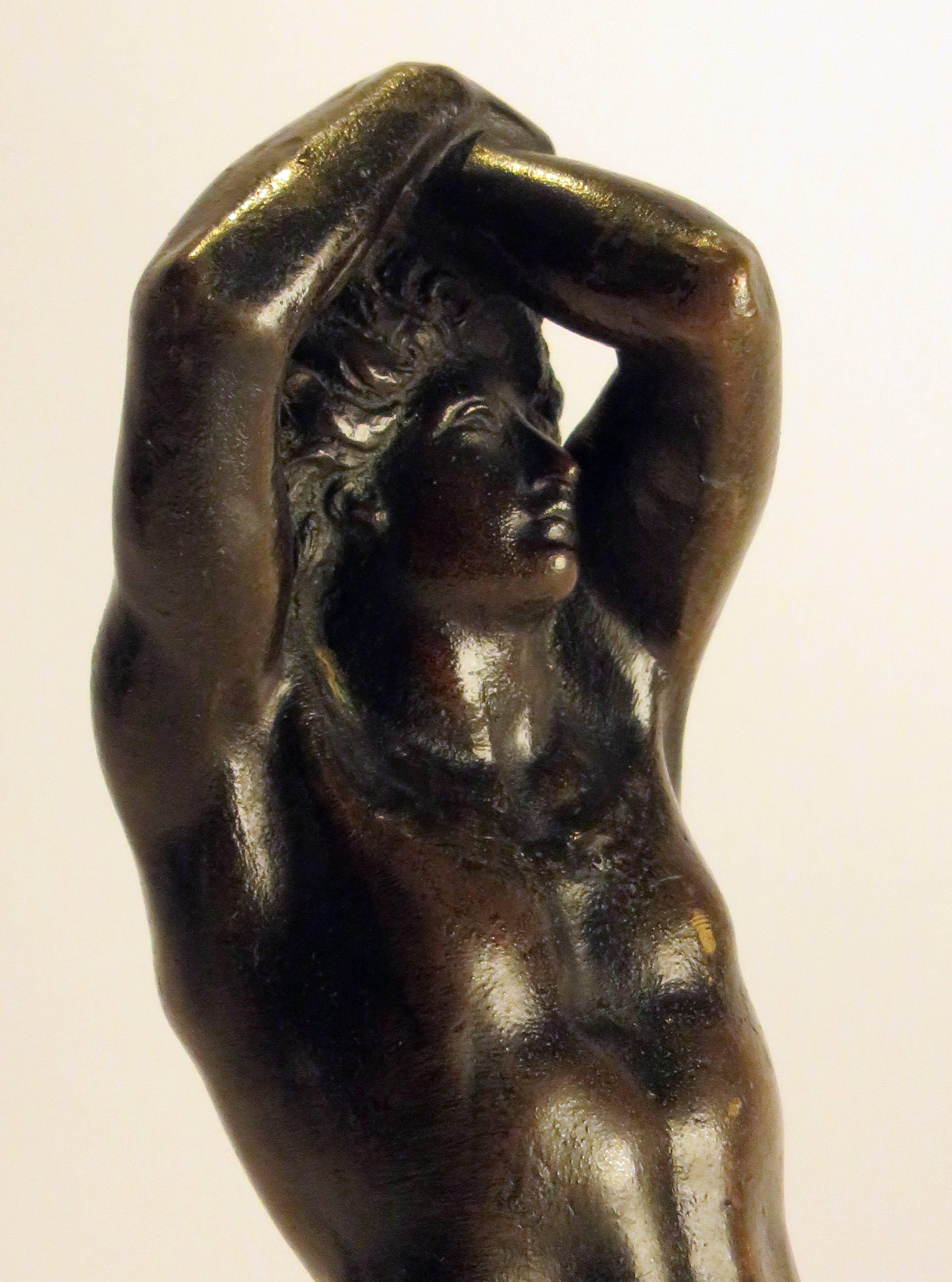 Italian Grand Tour Bronze Male Nude Italy, circa 1880