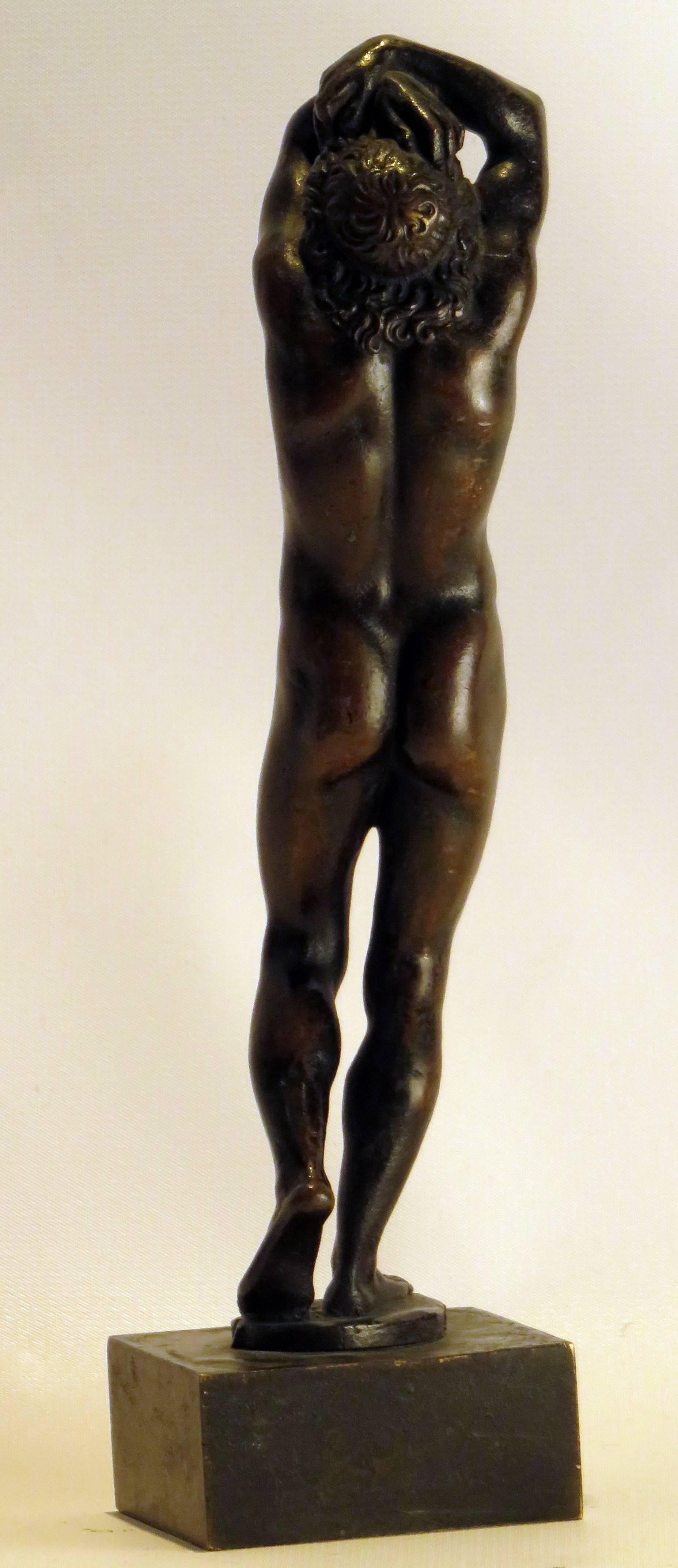 Grand Tour Bronze Male Nude Italy, circa 1880 In Good Condition In San Francisco, CA