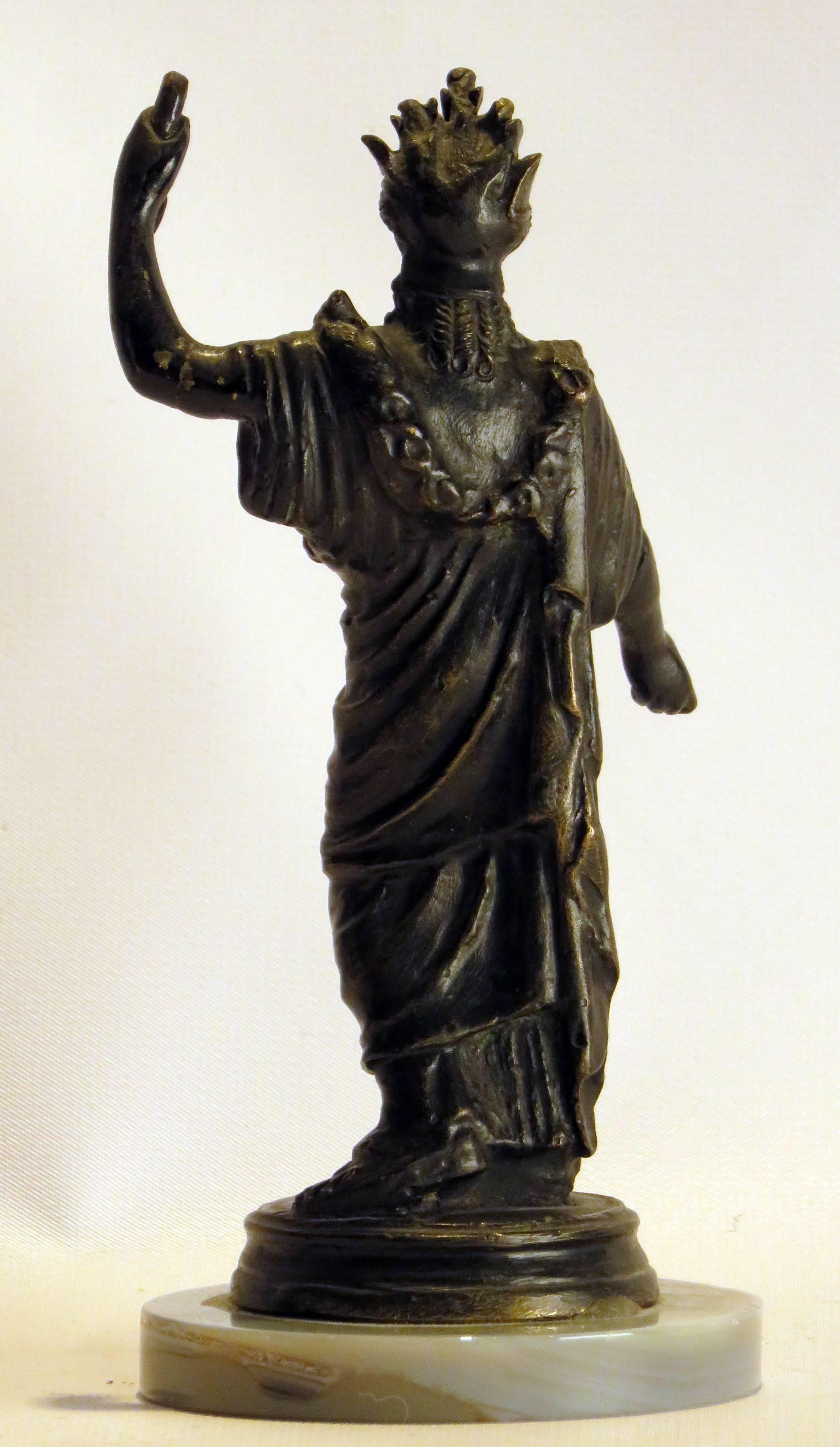 Italian Grand Tour Bronze Casting of Athena, circa 1890