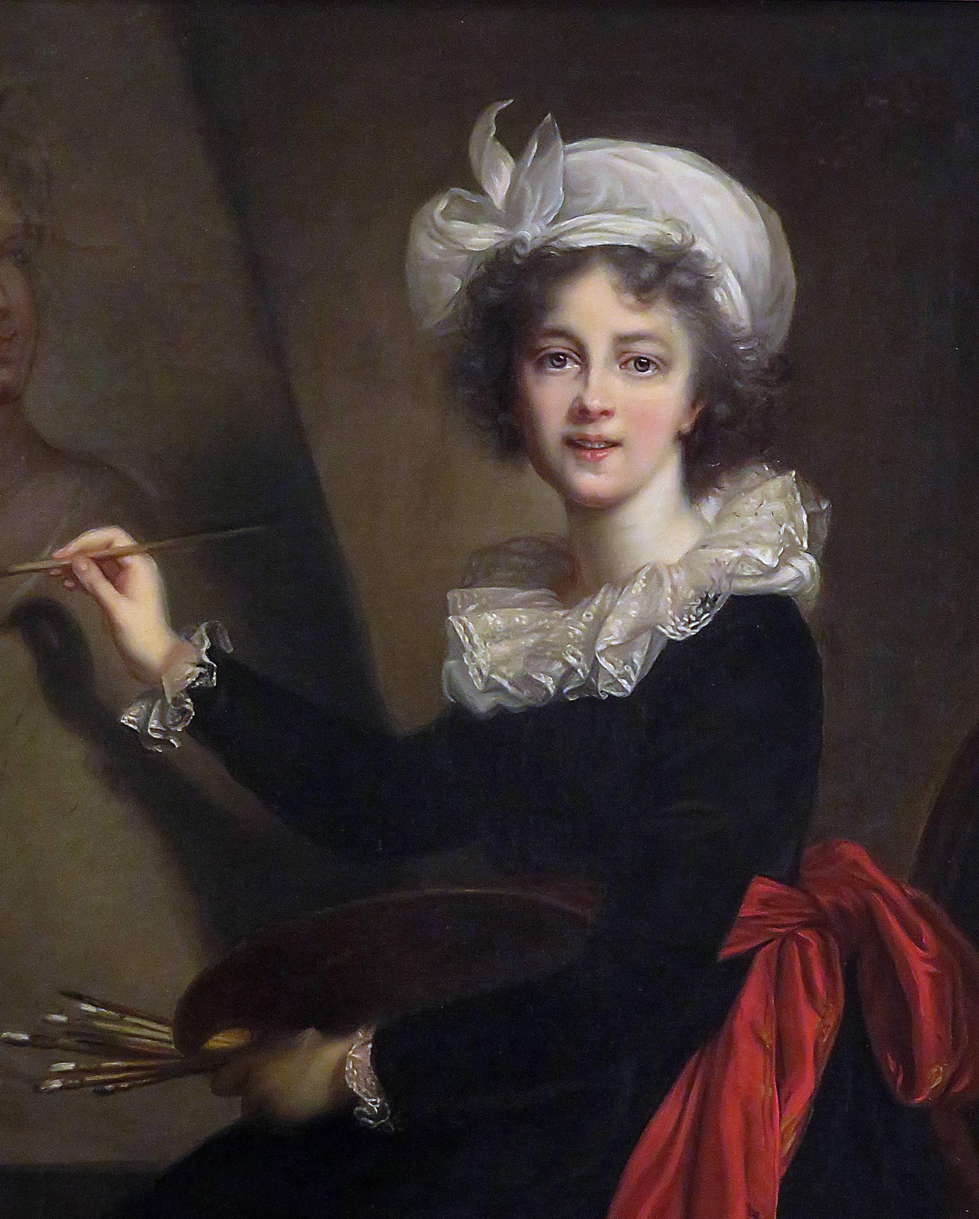 Vigee Lebrun born in 1755 was a court painter for Marie Antoinette. Her paintings are prized for their realism and warmth. She has left an authenticated catalog of about 860 works. It was common for artists to actually produce an sell copies of