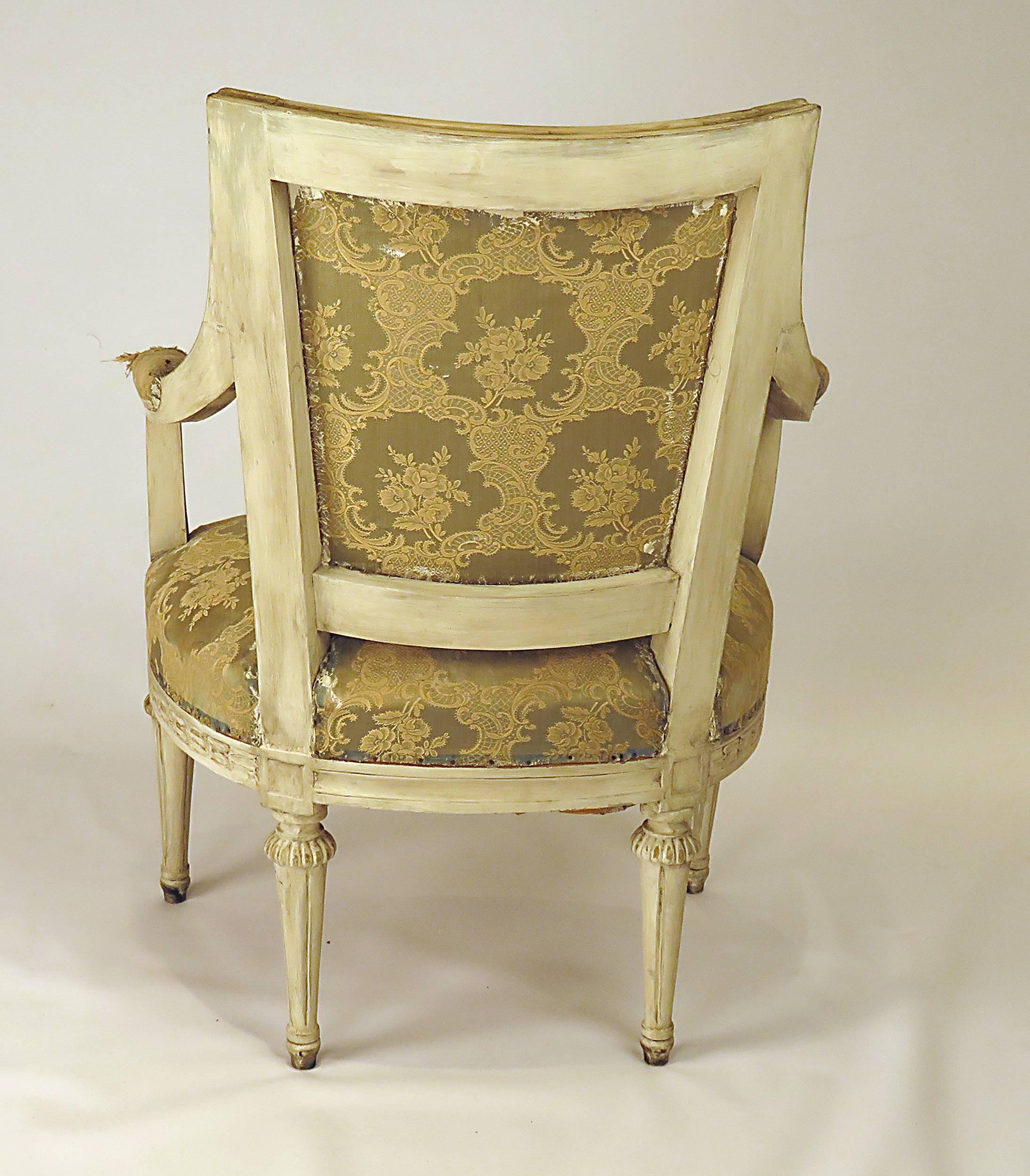 Pair of Swedish Painted Armchairs 2