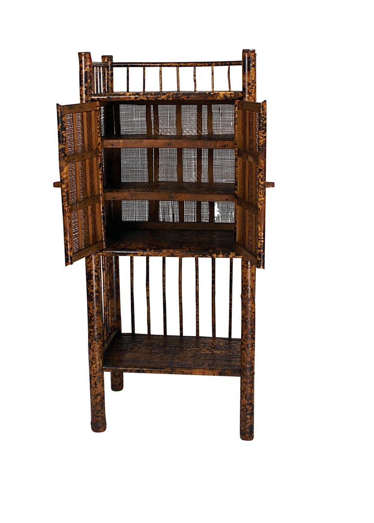 Rustic Bamboo Cabinet, China, circa 1880 For Sale at 1stdibs