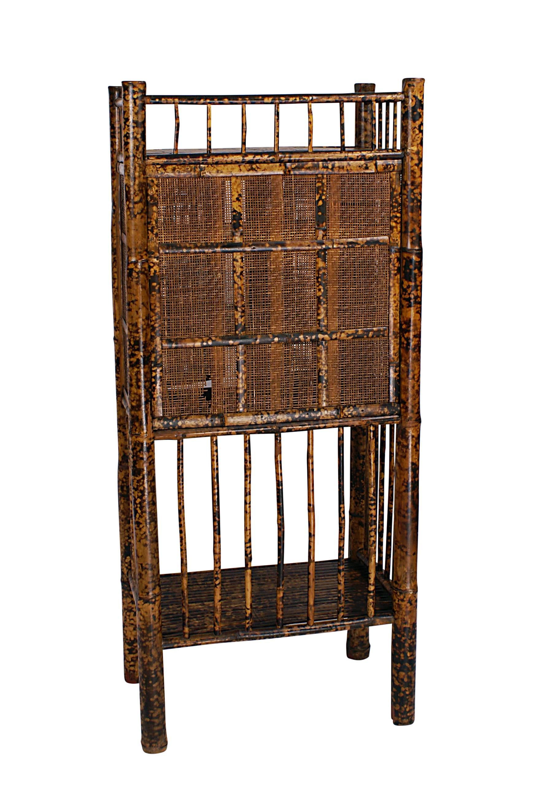 Rustic Bamboo Cabinet, China, circa 1880 In Good Condition In San Francisco, CA