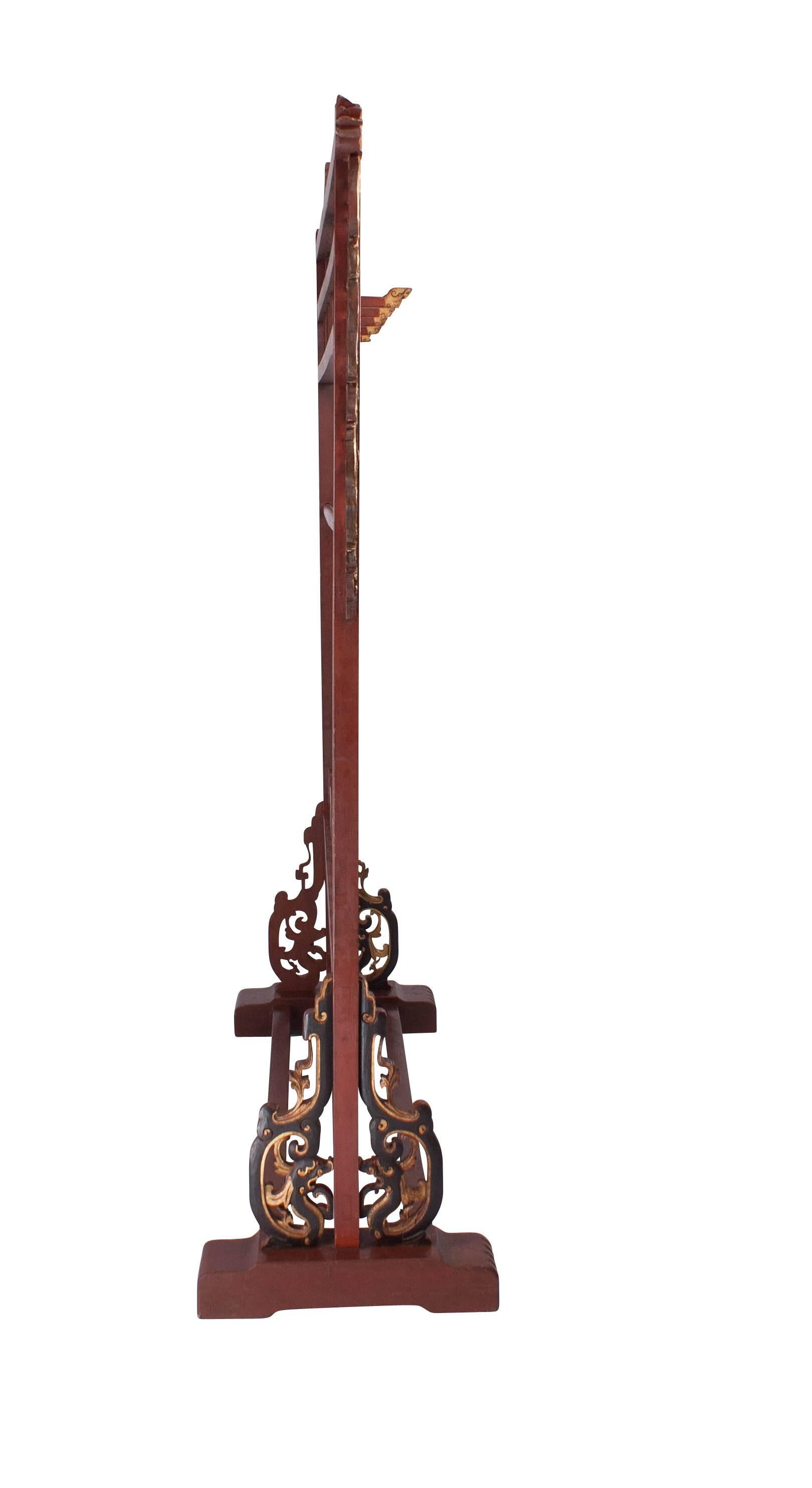 Chinese Late Ching Dynasty Coat and Shoe Rack, circa 1900