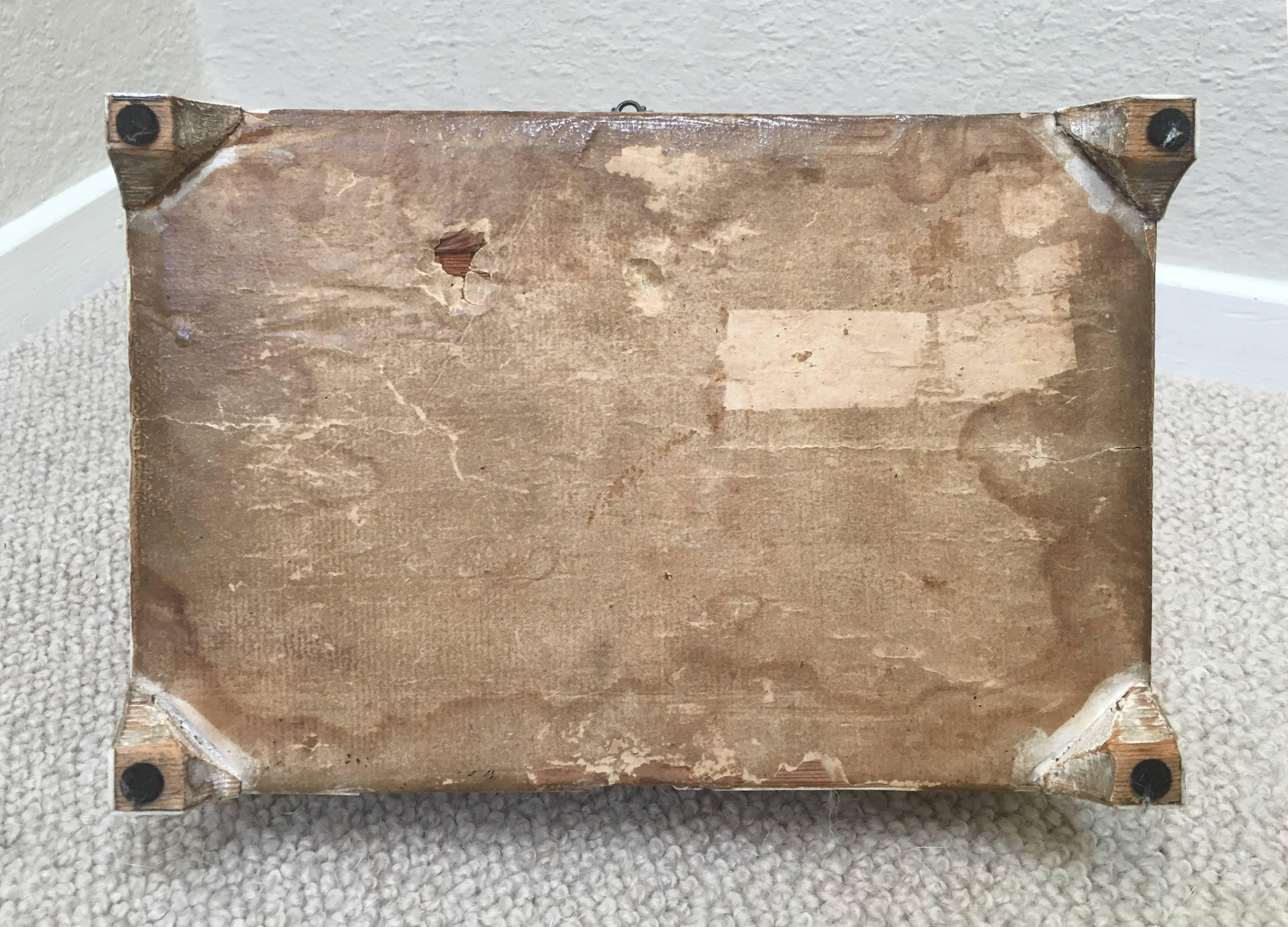 Russische Tischschachtel aus gebeiztem und geschnitztem Knochen aus dem frühen 19. Jahrhundert mit zarter Goldverzierung  im Zustand „Gut“ im Angebot in Larkspur, CA